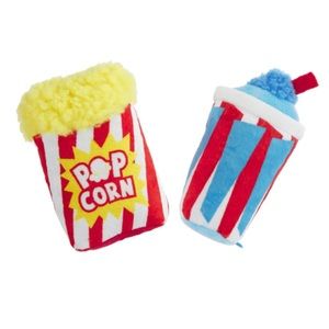 BARKBOX Movie Bites Multi-Part Plush Dog Toys